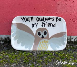 Nyack Owl Plate