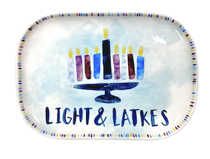 Nyack Hanukkah Light & Latkes Platter