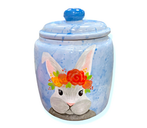 Nyack Watercolor Bunny Jar