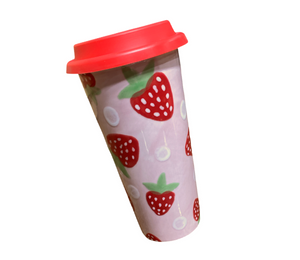 Nyack Strawberry Travel Mug
